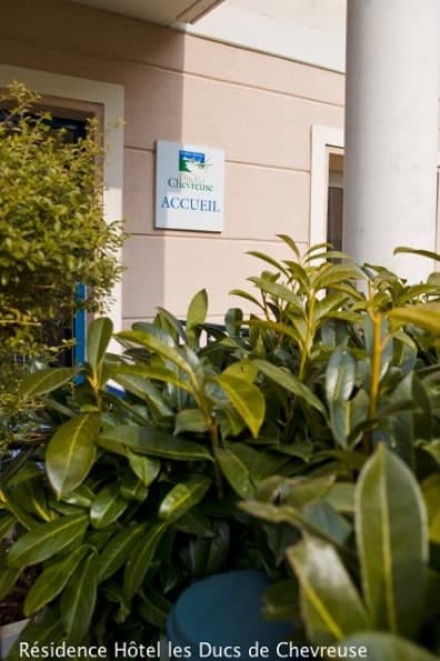 The entrance to the residence