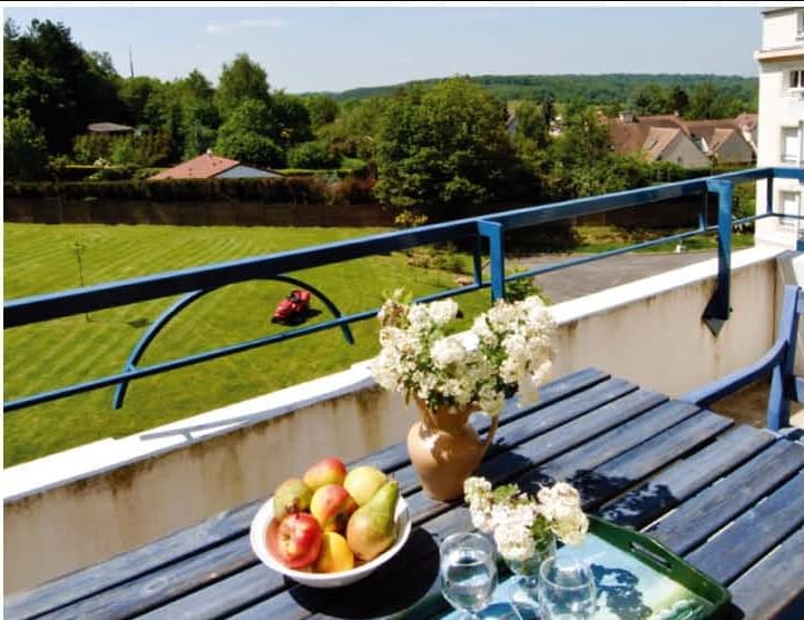 Breakfast on the balcony